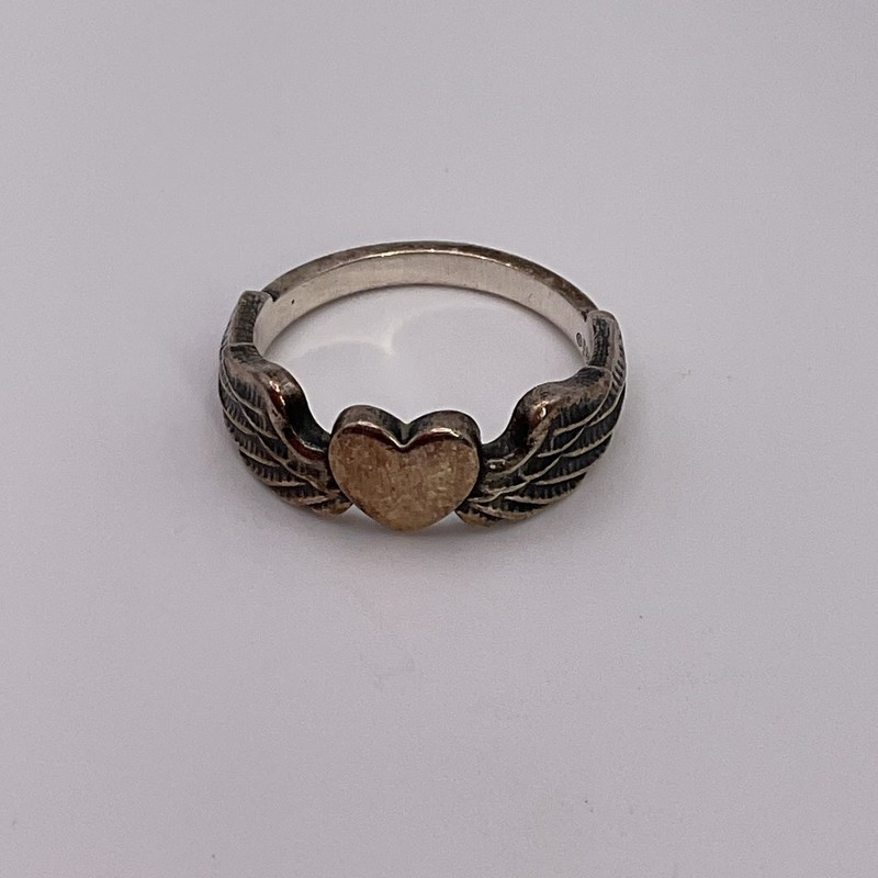 James Avery Retired Let Love Soar Ring Size 8.75