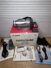 Canon Optura 40 A Mini DV Digital Camcorder Battery, Charger TESTED WORKS