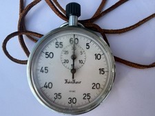 Hanhart vintage Crown Stopper,Peg Lever, Mecha Stopwatch W/30 Min Register,60...