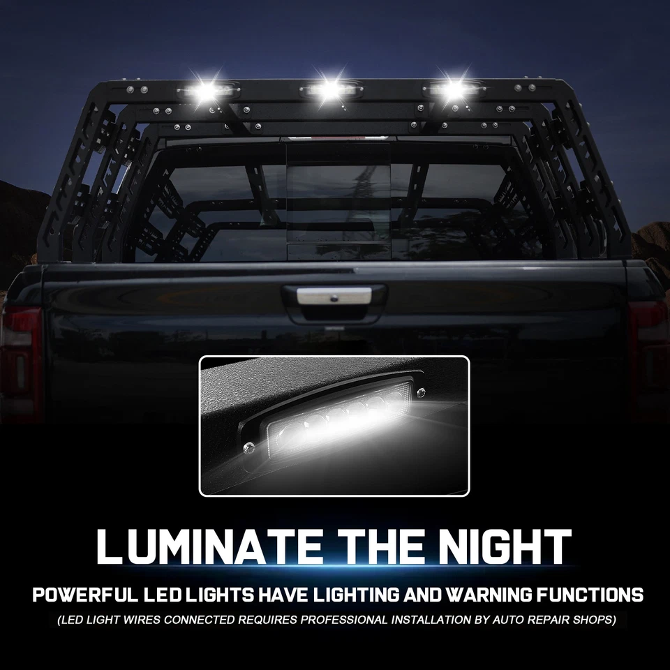 Mid-Size Truck Bed Rack FIT Colorado/Canyon/Tacoma Overland Bed Rack Foto 3 de 4