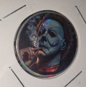 Horror Icon Michael  Myers Colorized Kennedy Half Dollar