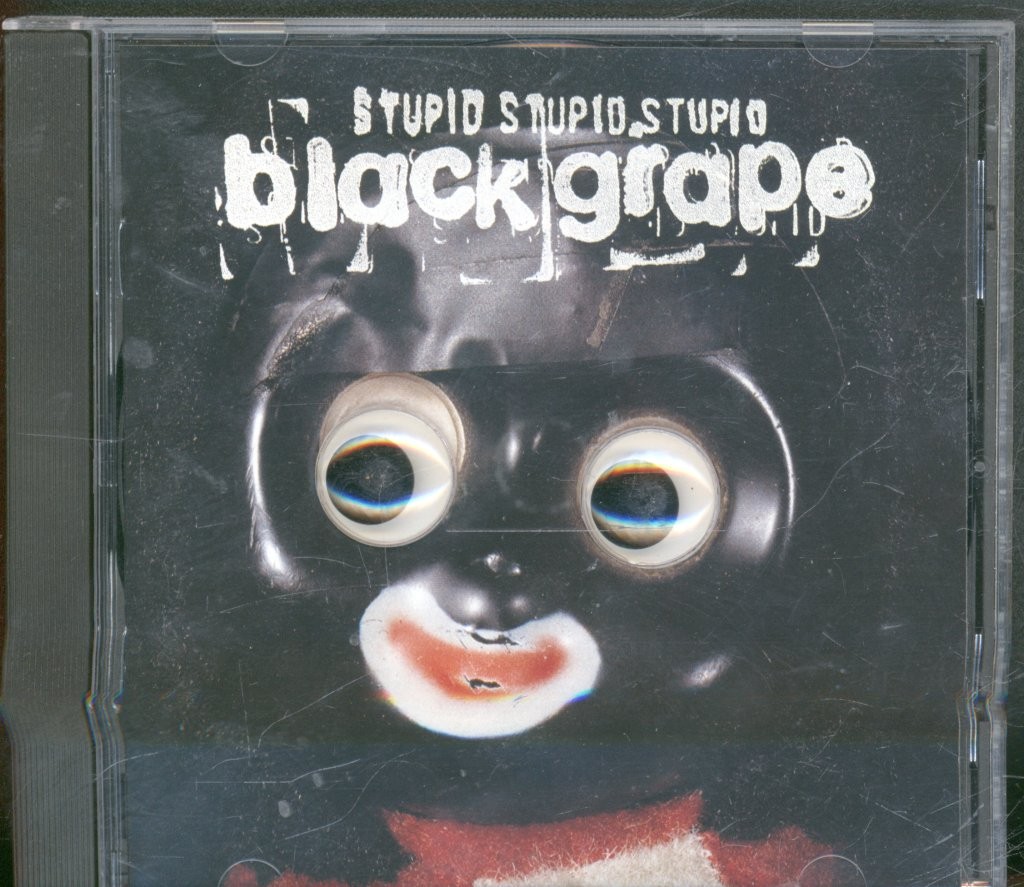 Black Grape Stupid Stupid Stupid CD UK Radioactive 1997 issue with googly eyes