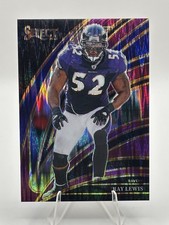 2025 Select Ray Lewis Club Level Purple Shock  Prizm /699 Color Match Ravens NFL