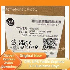 New Sealed Allen Bradley 25B-D4P0N104 /A Powerflex 525 AC Drive 2HP 25BD4P0N104