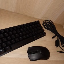 Gaming Keyboard and Mouse Bundle With Cables/Cords Like New