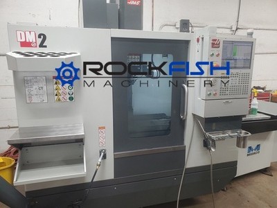Haas DM-2 VMC, yr 2019, 10k RPM, 18 ATC, TSC, Probes, auger, 4th, HSM, Midaco PC