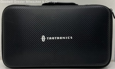 TaoTronics Black TT PCA004 Massage Gun With Carry Bag Charger Attachments