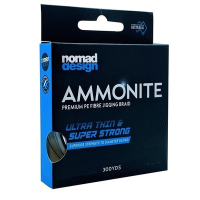 Nomad Ammonite Braid: So strong, fish will think they're dreaming! 300Yds, 39lb