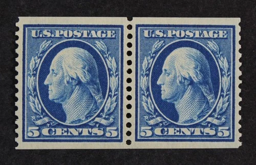 CKStamps: US Stamps Collection Scott#355 5c Washington Mint NH OG 24 1/2mm $1100
