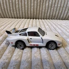 1983 MATCHBOX RACING PORSCHE 935 WHITE 1:57 DIECAST 3" CAR MIRROR CHROME WINDOWS