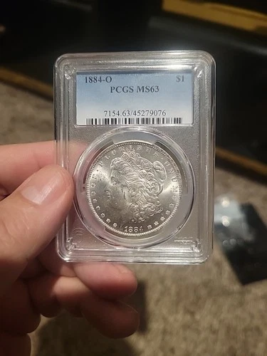 1884-O Morgan Silver Dollar PCGS MS63
