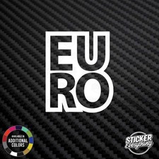 Euro Square 5 Vinyl Decal Sticker Fits Static Slammed Stance Fits Bmw Audi Vw R Euro Square 5 Vinyl Decal Sticker Fits Static Slammed Stance Fits Bmw Audi Vw R
