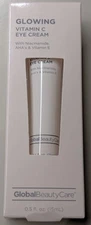 Global Beauty Care Glowing Vitamin C EYE CREAM w/Niacinamide AHA's Vitamin E NIB