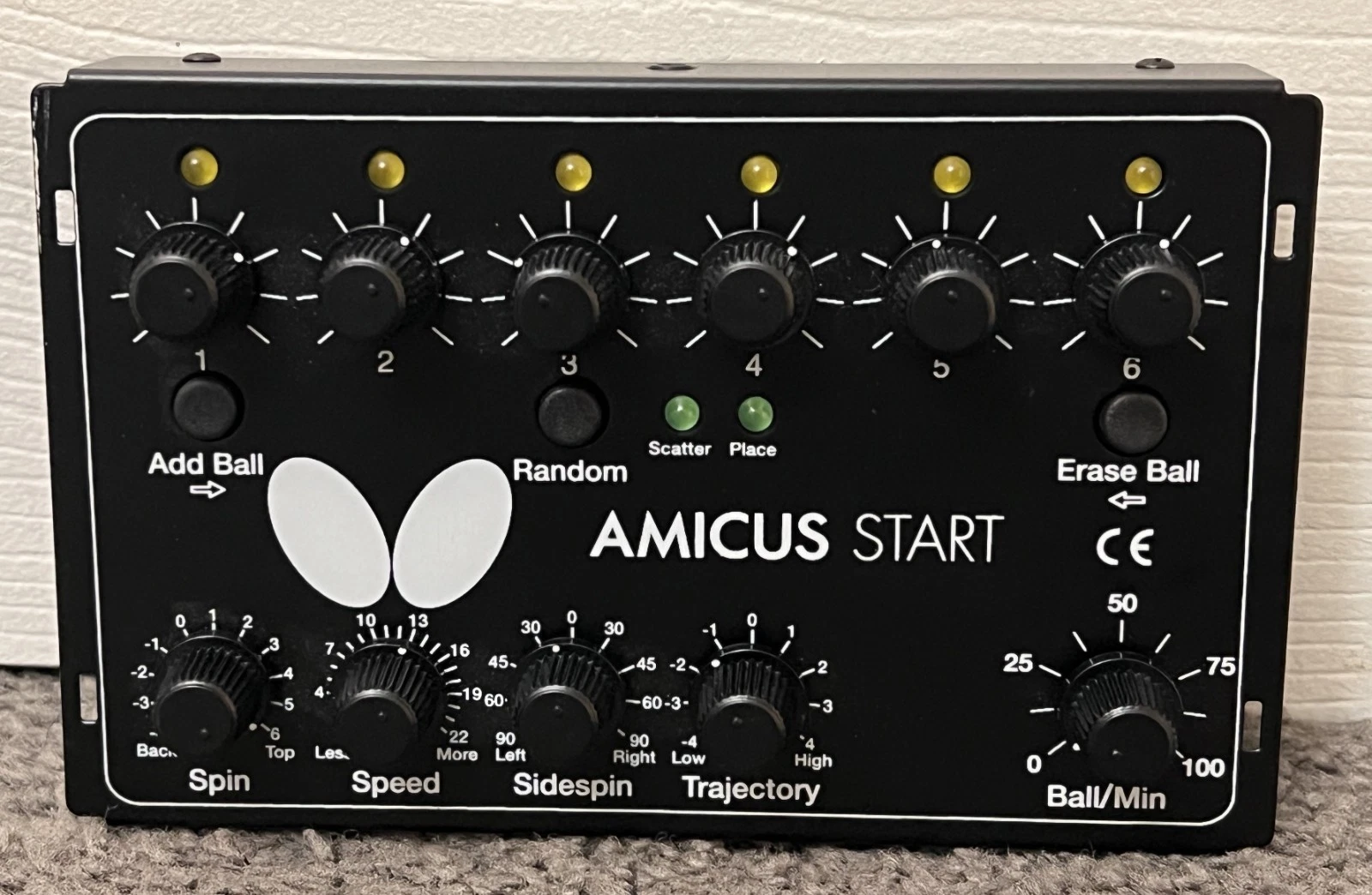 Butterfly Amicus Start Control Panel