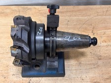 KYOCERA 6" MSRS156000R-8T INDEXABLE FACE MILL mounted on Collis CAT50 208
