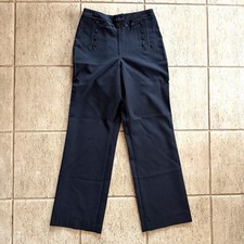 U.S. NAVY WOMEN SIZE 10MXT SAILOR 13 BUTTON WOOL TROUSERS CRACKER JACK PANTS
