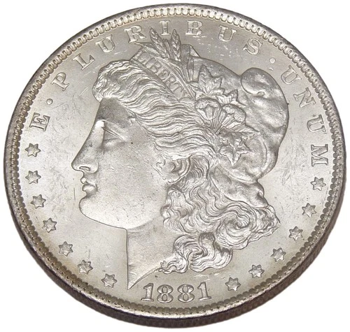 1881-O Morgan Silver Dollar New Orleans Mint AU About Uncirculated Raw
