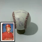 Adidas Official League Cincinnati Reds Ron Oester autographed baseball