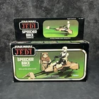 Kenner Star Wars ROTJ Speeder Bike Vehicle w/ Scout Trooper MINT NO FLAP FOLD