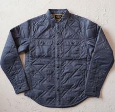 RRL Ralph Lauren Quilted Shirt Jacket S Geometric Pattern Pockets #FB BEA