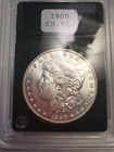 1900 P Morgan silver dollar. Puchased years ago at coin word. Nice BU coin.