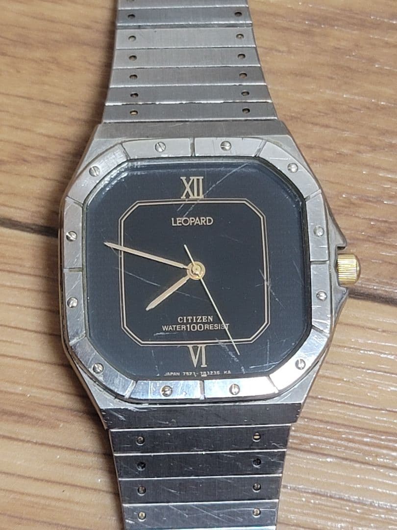 Citizen Leopard Watch 7933-799241 Stainless Steel, Used From Japan