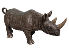 Schleich Nashorn Spielfigur Wildtier Kinder Spielzeug Grau 8 cm