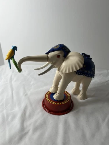 Vintage Playmobil 3809 Romani Circus ALBINO WHITE ELEPHANT Incomplete 90s Toys