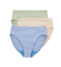 Bali DFLEH3 Cotton Collection Hi-Cut Panty - 3 Pack