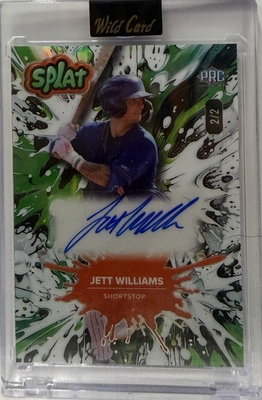 #ad jett williams Wildcard Splat Auto 2 2 $30.00