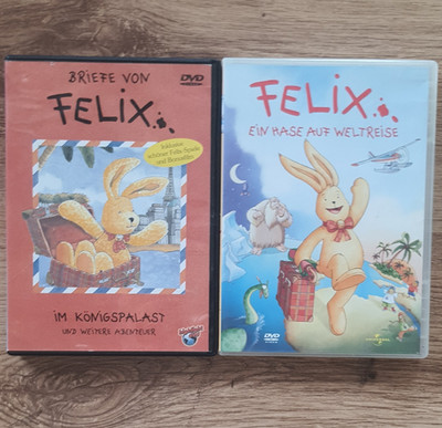 2x Felix DVD: Briefe von Felix Im Königspalast & Ein Hase auf Weltreise
