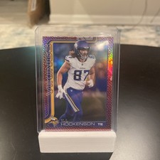 2025 Topps Chrome TJ Hockenson  Football Leather #200 Vikings