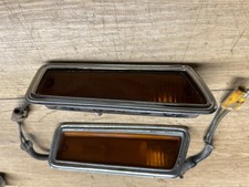 1970 Coronet Front Marker Parking Light Housings Cups Great Chrome Need Repair 1970 Coronet Front Marker Parking Light Housings Cups Great Chrome Need Repair