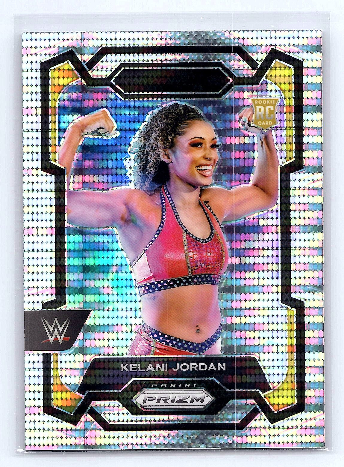 Kelani Jordan 2024 Panini Prizm WWE #127 Pulsar Prizms #/499
