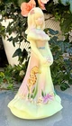 VERY SCARCE FGS Fenton**BURMESE "UNDER THE SEA"/SEAHORSE BRIDESMAID DOLL**2005