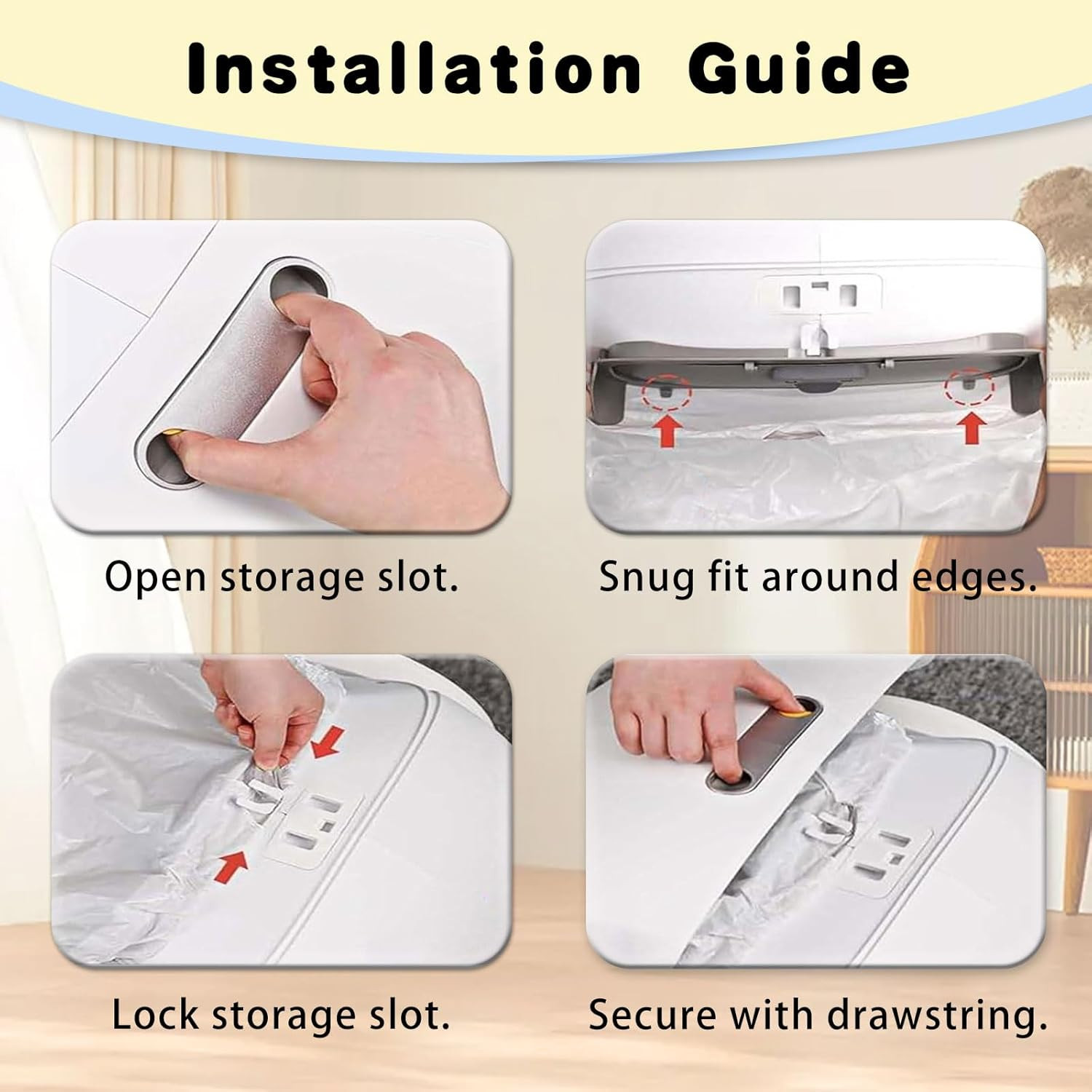 120 Count Heavy Duty Litter Box Liners Compatible Petcove Ducksky Automatic Bags