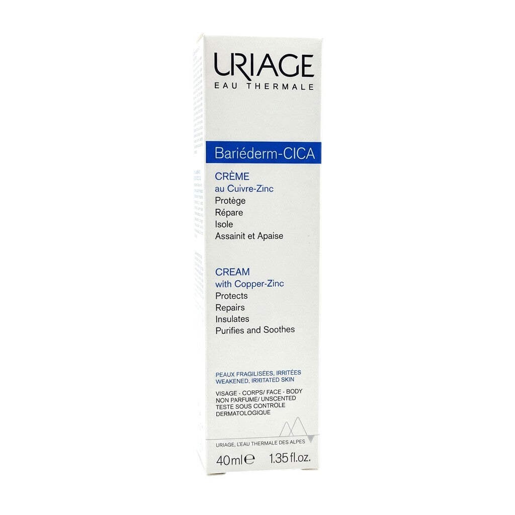 Uriage Bariederm-CICA Cream with Copper-Zinc 40ml &ndash; Repair