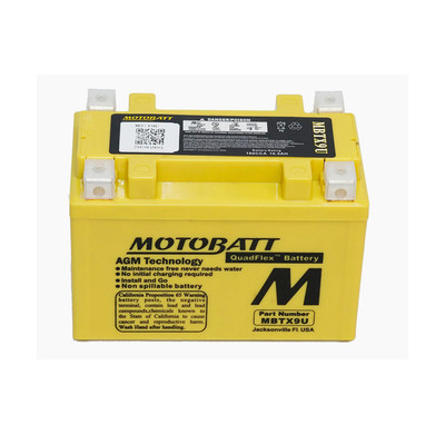 MBTX9U MOTOBATT BATTERY 10.5 Ah AGM BETAMOTOR Eikon 125 2000 2001 2002