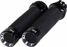 Khrome Werks Turbine Custom Contour Grips | Cable | Black (500220)