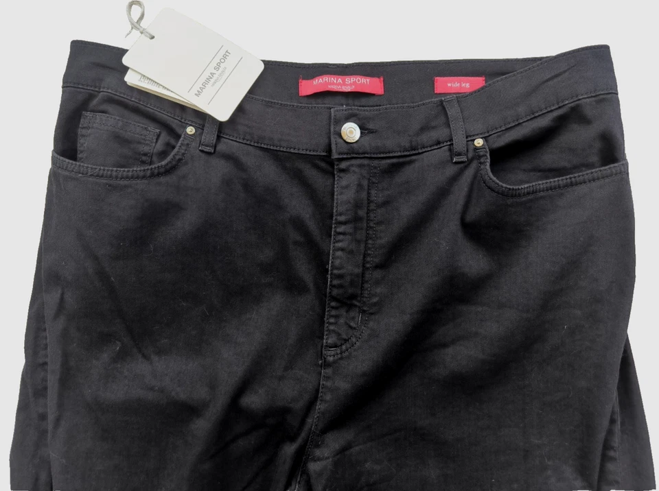 Marina Rinaldi Sport черный широкие джинсы размер 14 новый с Ярлыками - Изображение 2 из 4