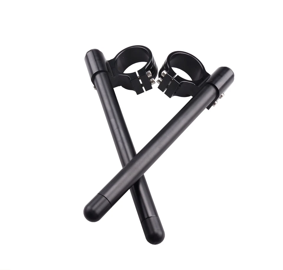 33MM Fork Tube Clip ons Cafe racer For Suzuki GS250 GS300 GS400 GS450 GT250 - Image 2 of 4