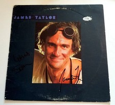 James Taylor & Leland Sklar Signed Autographed Record Album LP ACOA