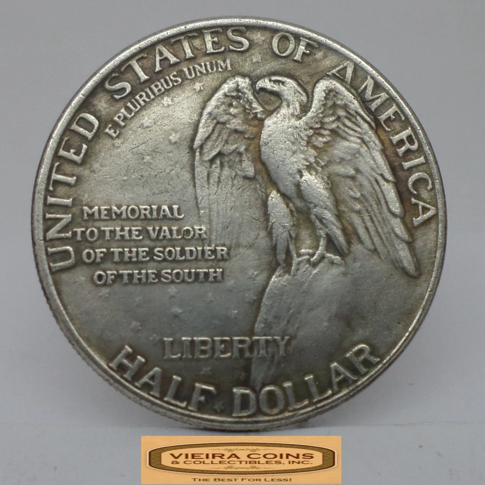 1925 Stone Mountain Memorial Commemorative Silver Half Dollar - #C53458NQ - Image 2 of 2