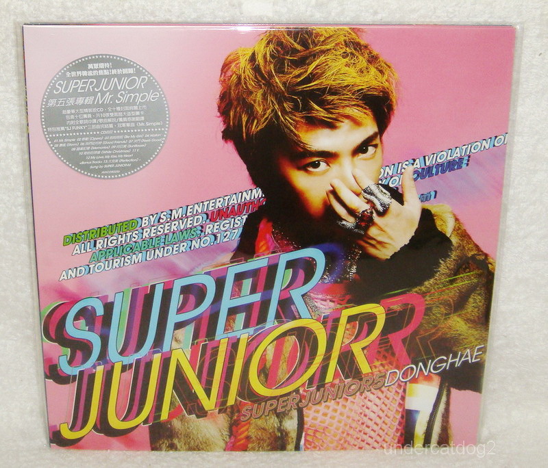 K-POP Super Junior Mr. Simple Taiwan CD Type A (Cover: Donghae) | eBay