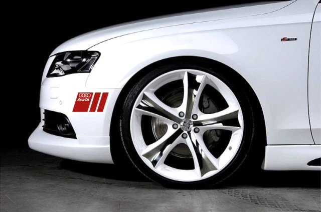 Audi A3 A4 A5 A6 A8 S4 S5 S6 RS4 Q3 Q5 Q7 TT S-Line Calcomanía emblema PAR R Foto 2 de 2
