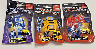 Hasbro Transformers Optimus Prime Bumblebee Soundwave Mini Figure Blind Bag Lot