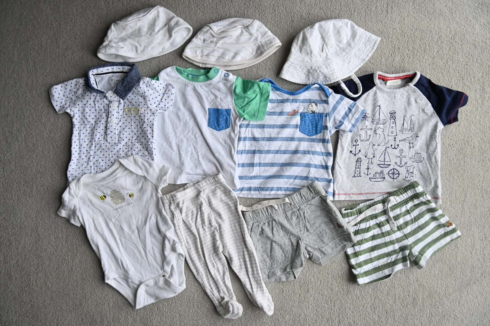 Summer Baby Clothes Bundle – 0-3 months - Gap, Next, George, etc