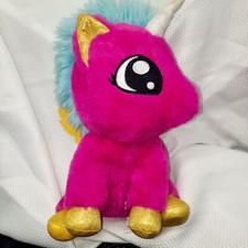 Pink Unicorn Pegasus Light Up up 11" Tall Bright Color  Tested Tic Tac XoXo