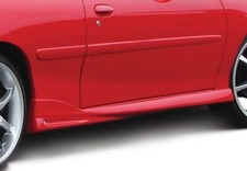 W-type Pair Of Side Skirts For 1995-2004 Chevycavalier 2dr