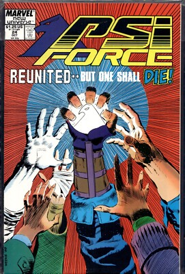 PSI-Force Vol. 1 #24 October 1988 Marvel Comics (VF)